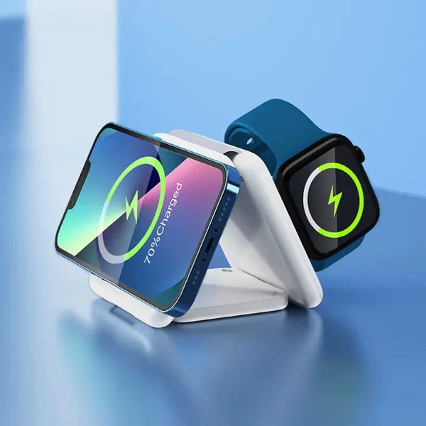 Magnetic Wireless Charger Trio